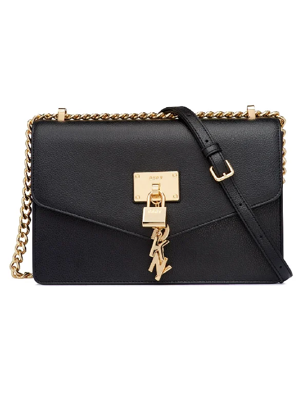 DKNY Women Black Solid Crossbody Bag