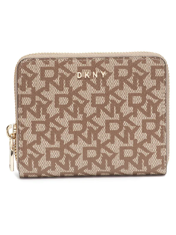 DKNY Women Beige Printed Wallet