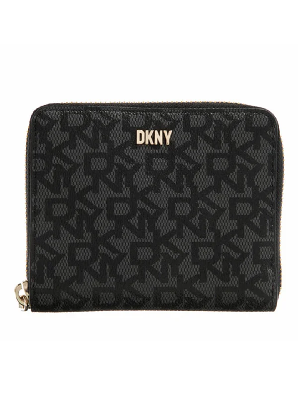 DKNY Women Black Printed Wallet