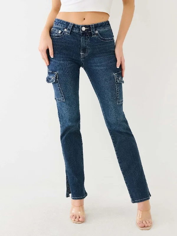 True Religion Women Blue Solid Slim Fit Mid-Rise Jeans