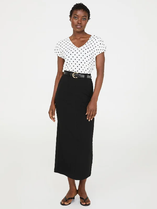 Porkchop Pocket Column Skirt