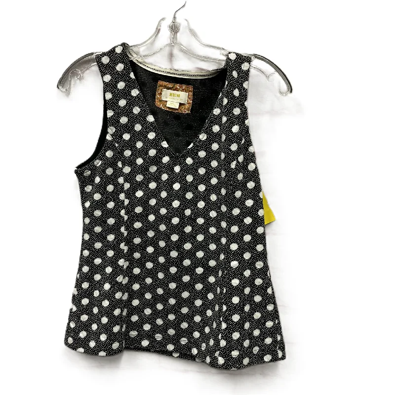 Top Sleeveless By Maeve In Polkadot Pattern, Size: S