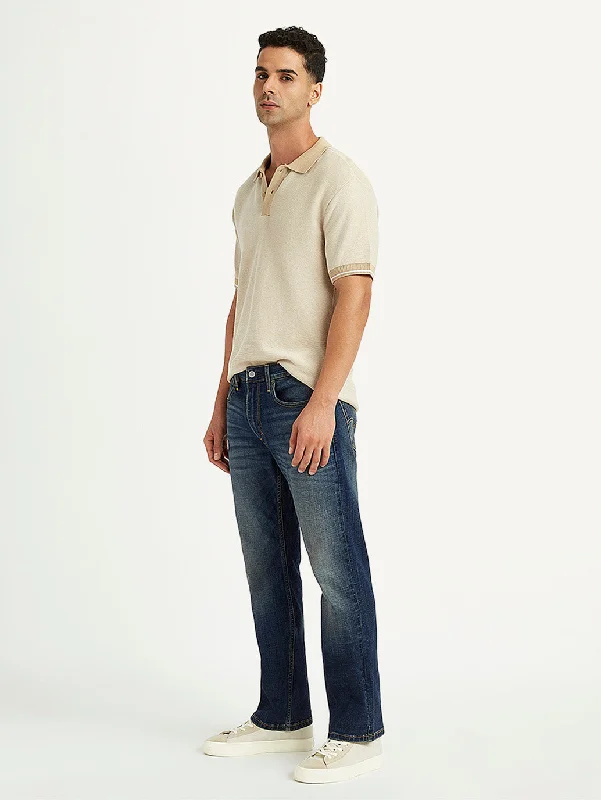 Men's 527 Slim Bootcut Fit Navy Jeans