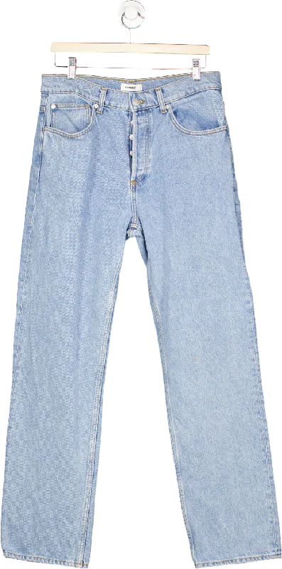 Sandro Light Blue Regular Straight Leg Jeans W31