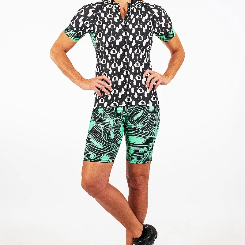 Banana Leaf Skinny Americano MTB Short-PLUS SIZE