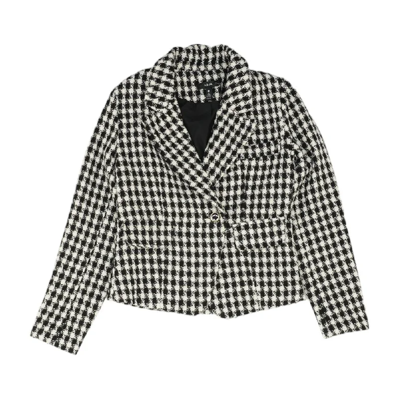 Black Check Blazer