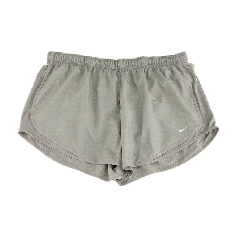 Gray Solid Active Shorts