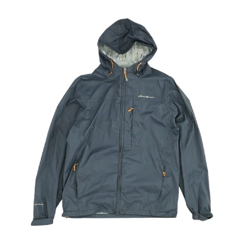 Gray Solid Lightweight Jacket