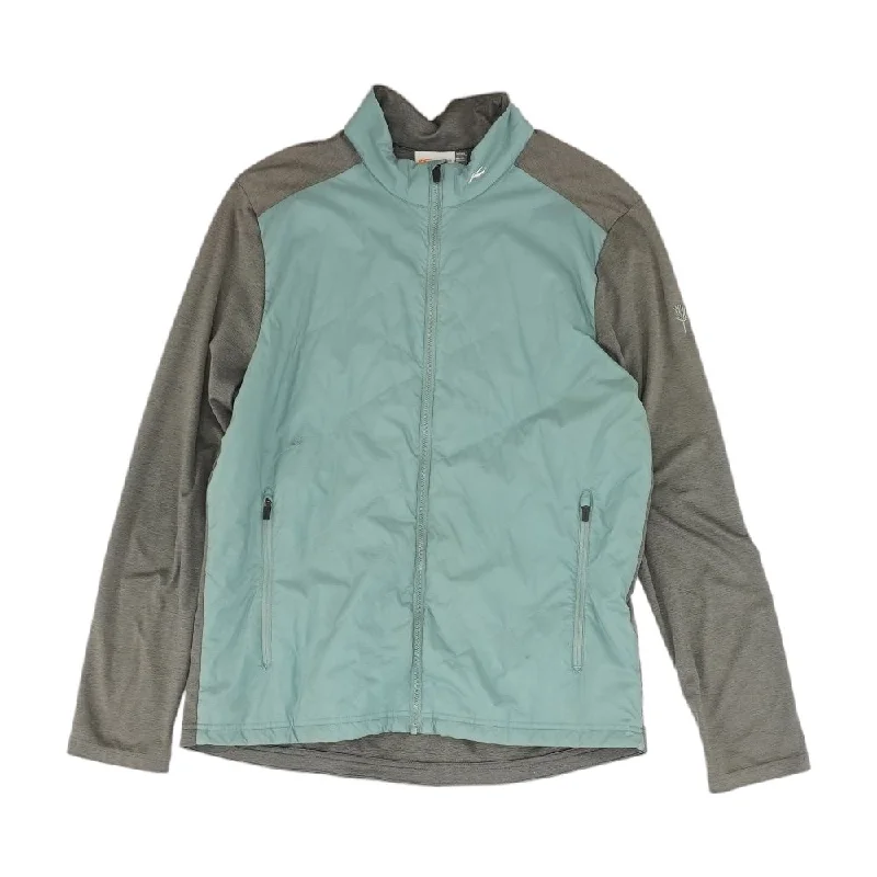 Green Color Block Active Jacket