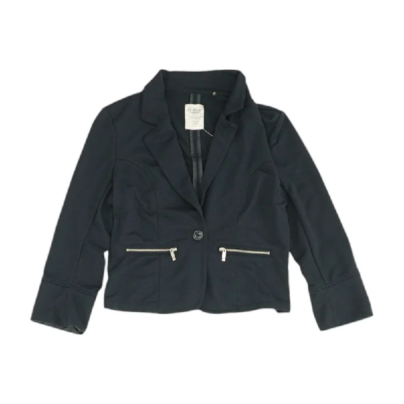 Navy Solid Blazer