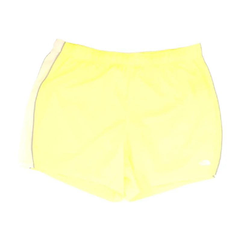 Neon Yellow Solid Active Shorts