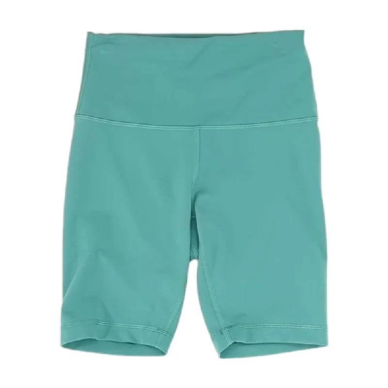 Teal Solid Active Shorts