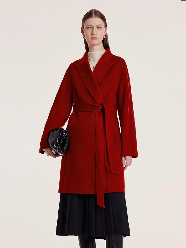 Tencel Wool Double-Faced Women Coat