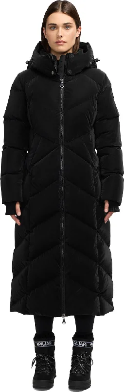 Hella Long Inverted Chevron Quilted Puffer Jacket - Women's|-|Manteau matelassé longues à chevrons inversés Hella - Femme