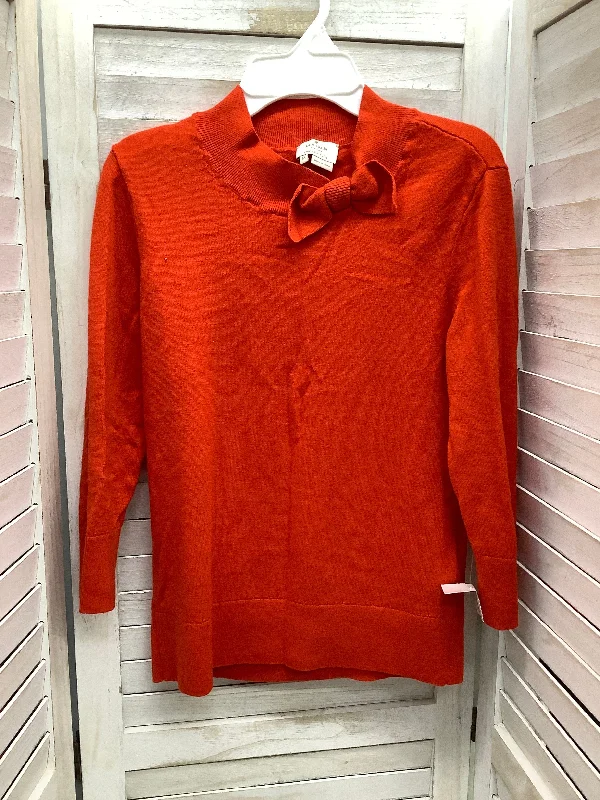 Top 3/4 Sleeve By Kate Spade In Red, Size: M