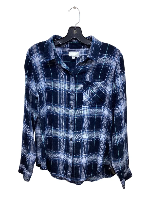 Top Long Sleeve By Lucky Brand In Blue, Size: S