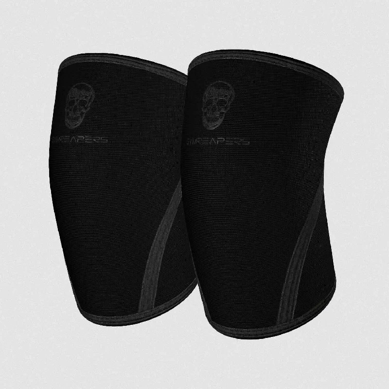 7MM Knee Sleeves - Black/Black