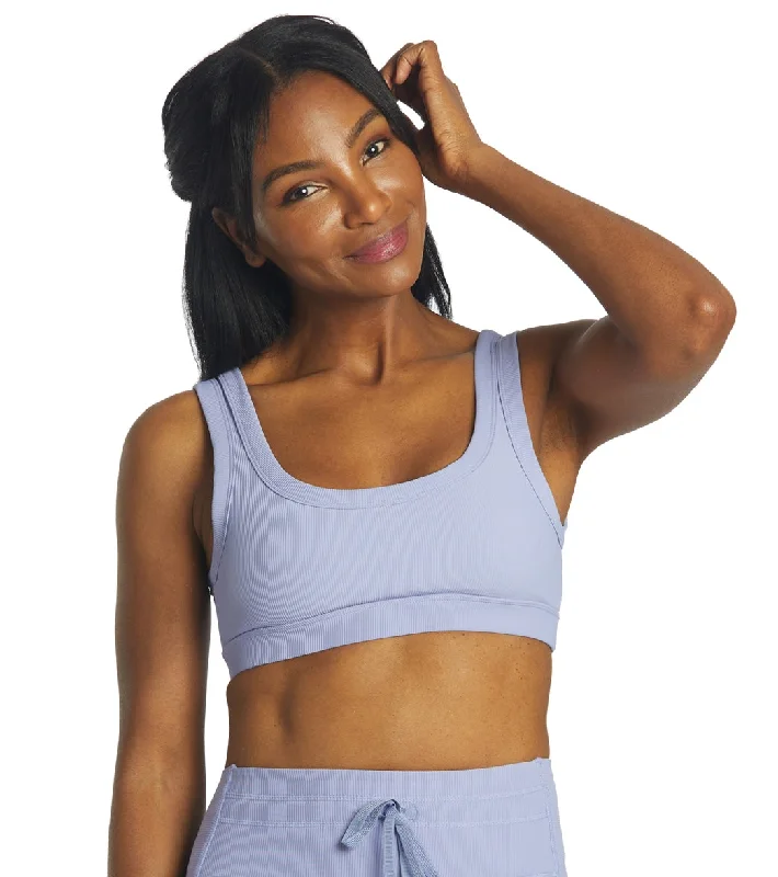 Glyder Ease Yoga Sports Bra Lilac