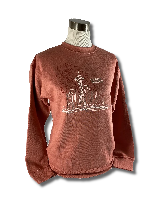 Space Needle Seattle Skyline Sweatshirt