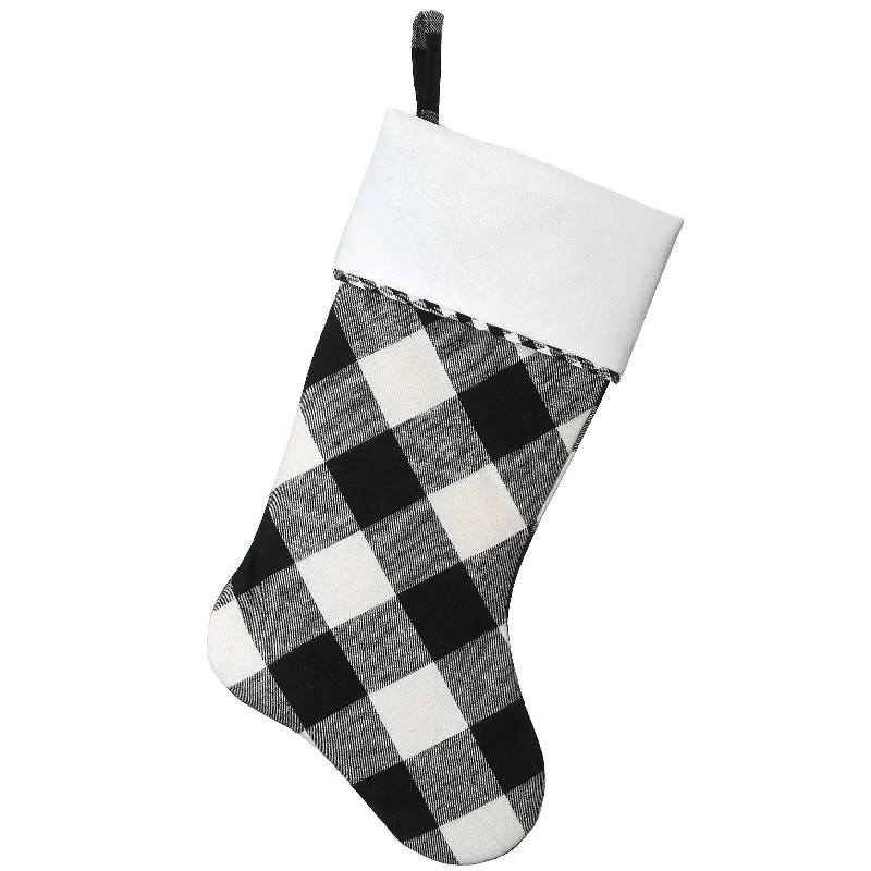 19 in. General Store Collection Plaid Stocking