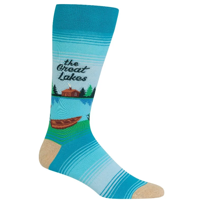 Hot Sox Mens The Great Lakes Crew Socks