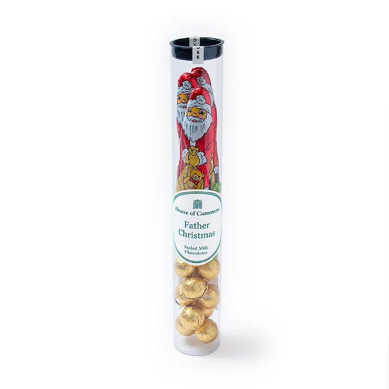 House of Commons Santa Chocolates Tube