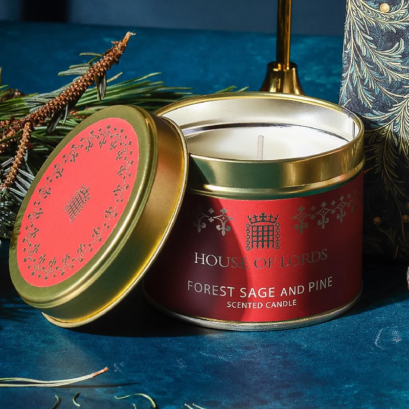 House of Lords Forest Sage and Pine Candle in a Tin